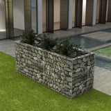 NNEVL Gabion Raised Bed Steel 270x90x100 cm