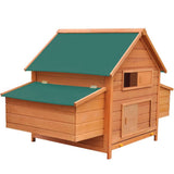NNEVL Chicken Coop Wood 157x97x110 cm