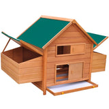 NNEVL Chicken Coop Wood 157x97x110 cm