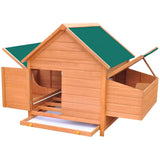 NNEVL Chicken Coop Wood 157x97x110 cm