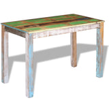 NNEVL Dining Table Solid Reclaimed Wood 115x60x76 cm