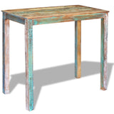 NNEVL Bar Table Solid Reclaimed Wood 115x60x107 cm