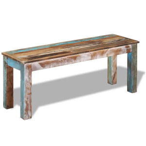 NNEVL Bench Solid Reclaimed Wood 110x35x45 cm