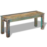 NNEVL Bench Solid Reclaimed Wood 110x35x45 cm