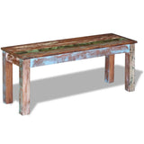 NNEVL Bench Solid Reclaimed Wood 110x35x45 cm