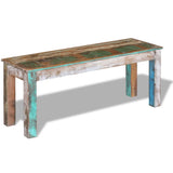 NNEVL Bench Solid Reclaimed Wood 110x35x45 cm