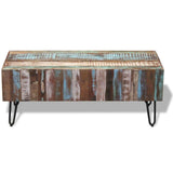 NNEVL Coffee Table Solid Reclaimed Wood 100x50x38 cm