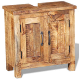 NNEVL Bathroom Vanity Cabinet with Mirror Solid Mango Wood