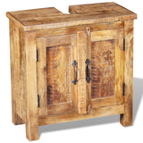 NNEVL Bathroom Vanity Cabinet with Mirror Solid Mango Wood