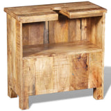 NNEVL Bathroom Vanity Cabinet with Mirror Solid Mango Wood