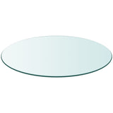 NNEVL Table Top Tempered Glass Round 600 mm
