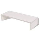 NNEVL Monitor Stand Chipboard 60x23.5x12 cm White