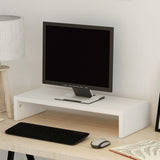NNEVL Monitor Stand Chipboard 60x23.5x12 cm White