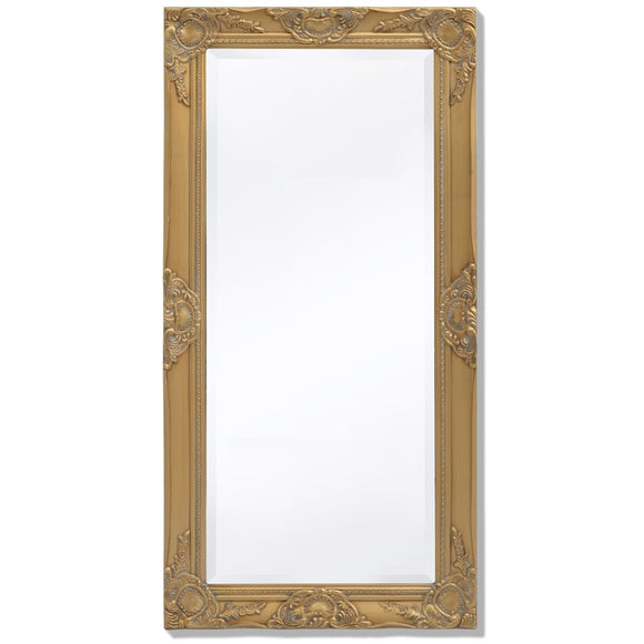 NNEVL Wall Mirror Baroque Style 100x50 cm Gold