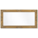 NNEVL Wall Mirror Baroque Style 100x50 cm Gold