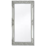 NNEVL Wall Mirror Baroque Style 100x50 cm Silver