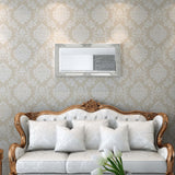 NNEVL Wall Mirror Baroque Style 100x50 cm Silver
