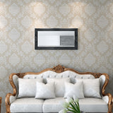 NNEVL Wall Mirror Baroque Style 100x50 cm Black