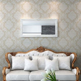 NNEVL Wall Mirror Baroque Style 120x60 cm White