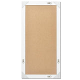 NNEVL Wall Mirror Baroque Style 120x60 cm White