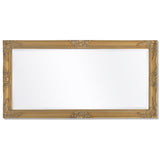 NNEVL Wall Mirror Baroque Style 120x60 cm Gold