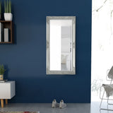 NNEVL Wall Mirror Baroque Style 120x60 cm Silver
