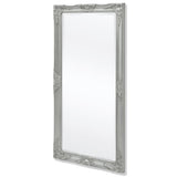 NNEVL Wall Mirror Baroque Style 120x60 cm Silver