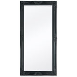 NNEVL Wall Mirror Baroque Style 120x60 cm Black