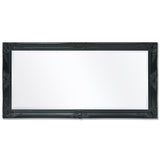 NNEVL Wall Mirror Baroque Style 120x60 cm Black