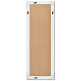 NNEVL Wall Mirror Baroque Style 140x50 cm White
