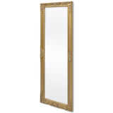 NNEVL Wall Mirror Baroque Style 140x50 cm Gold