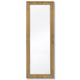 NNEVL Wall Mirror Baroque Style 140x50 cm Gold