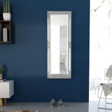 NNEVL Wall Mirror Baroque Style 140x50 cm Silver