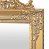 NNEVL Free-Standing Mirror Baroque Style 160x40 cm Gold