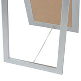 NNEVL Free-Standing Mirror Baroque Style 160x40 cm Silver