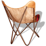 NNEVL Butterfly Chair Multicolour Chindi Fabric