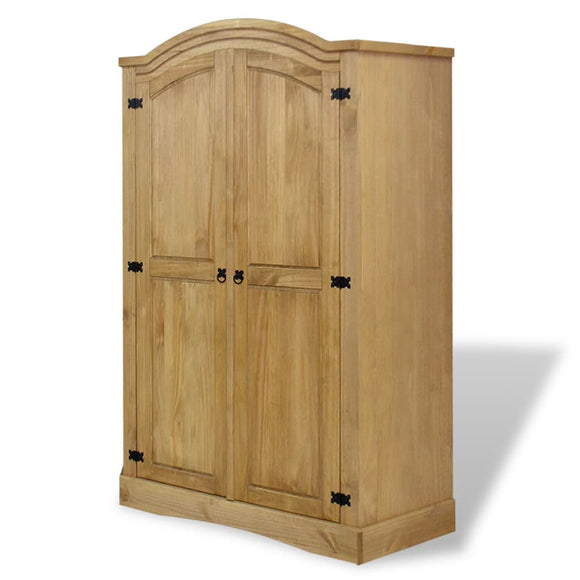 NNEVL Wardrobe Mexican Pine Corona Range 2 Doors