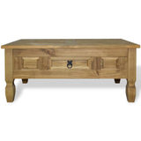 NNEVL Coffee Table Mexican Pine Corona Range 100x60x45 cm