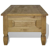 NNEVL Coffee Table Mexican Pine Corona Range 100x60x45 cm