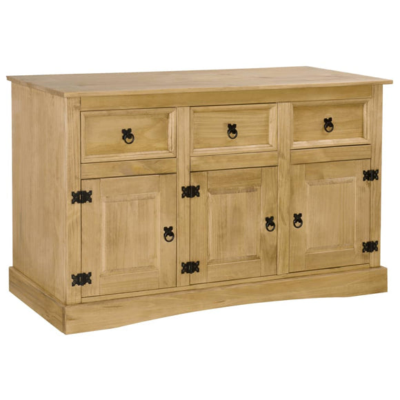 NNEVL Sideboard Solid Mexican Pinewood Corona Range 132x43x78 cm