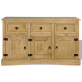 NNEVL Sideboard Solid Mexican Pinewood Corona Range 132x43x78 cm