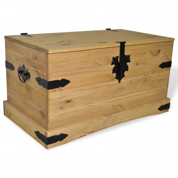 NNEVL Storage Chest Mexican Pine Corona Range 91x49.5x47 cm