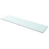 NNEVL Shelf Panel Glass Clear 100x25 cm