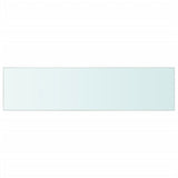 NNEVL Shelf Panel Glass Clear 100x25 cm