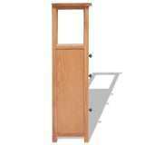 NNEVL Corner Cabinet 26x26x94 cm Solid Oak Wood