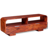 NNEVL TV Cabinet Solid Sheesham Wood 116x30x40 cm