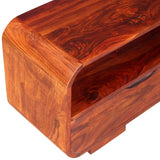 NNEVL TV Cabinet Solid Sheesham Wood 116x30x40 cm
