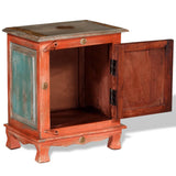 NNEVL Nightstand Solid Mango Wood Orange