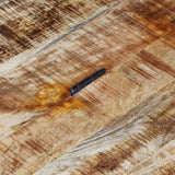 NNEVL Coffee Table Rough Mango Wood 70x70x40 cm