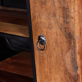 NNEVL TV Cabinet Reclaimed Wood 90x30x48 cm